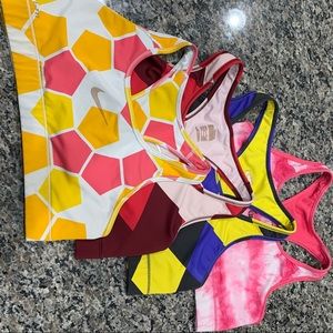 Set of 4 - Nike Dry Fit Sports Bras-Medium Support